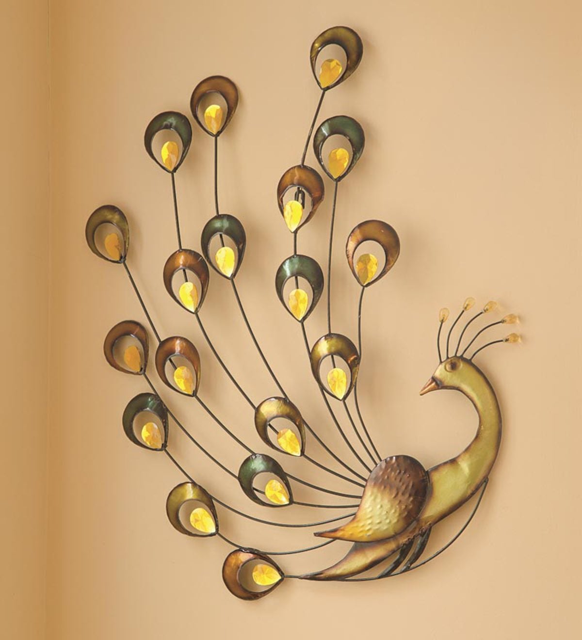 Metal Peacock Wall Decor Wind And Weather