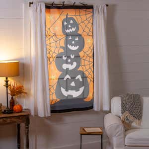 Halloween Jack-O'-Lantern Window Shade