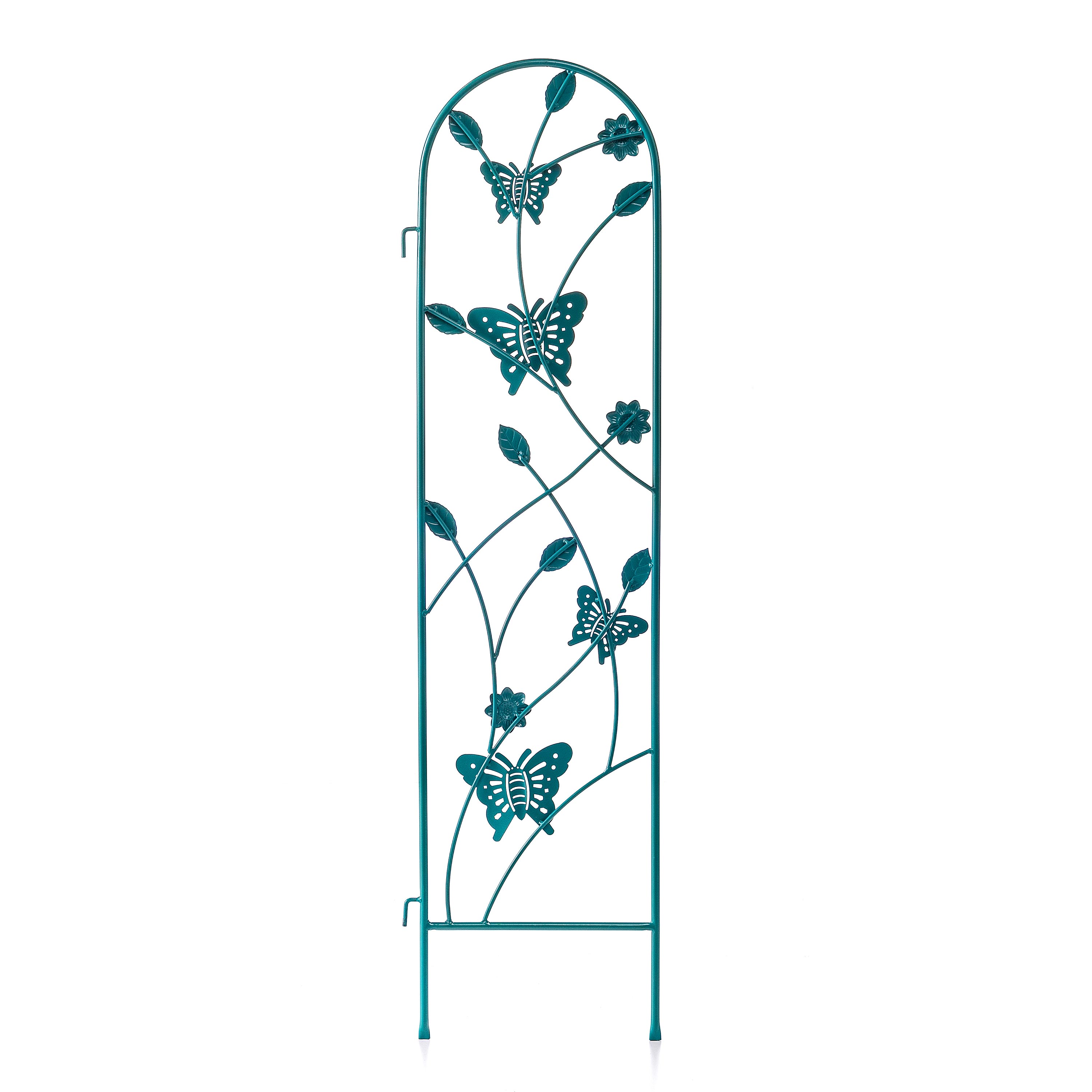 Blue Butterfly Trifold Garden Trellis | Wind and Weather