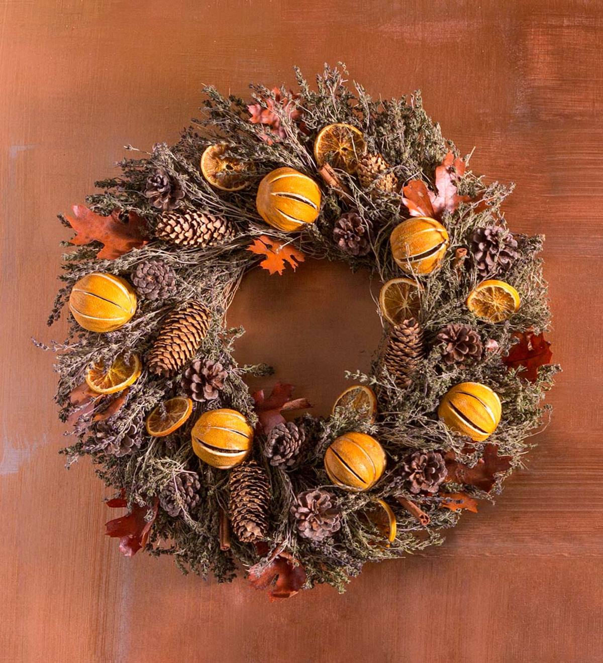 Christmas & Holiday Pillows and Throws - Pinecones and Acorns