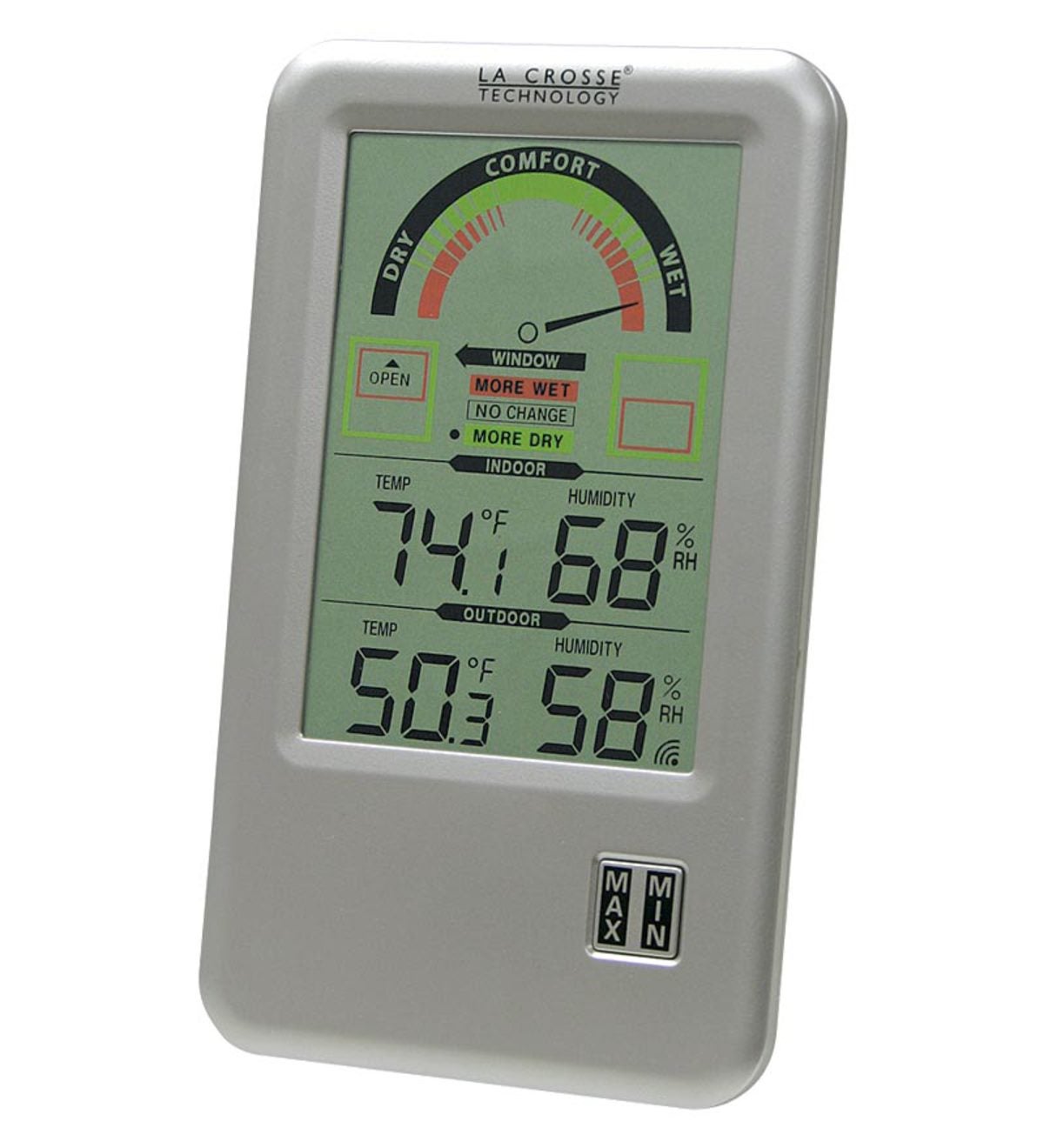 La Crosse Technology™ Wireless Thermometer/Comfort Meter