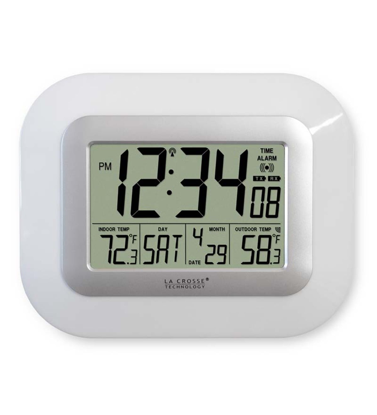 La Crosse Indoor/Outdoor Wall Clock with Thermometer/Hygrometer