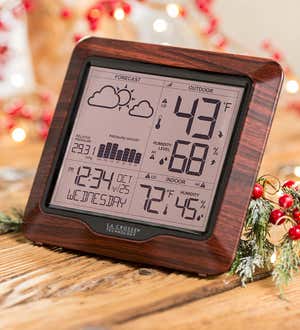 Indoor Outdoor Thermometer Wall Large Numbers Thermometer No Battery 10  Hanging Digital Weather Hygrometers for Home Garden Outside Patio Decor