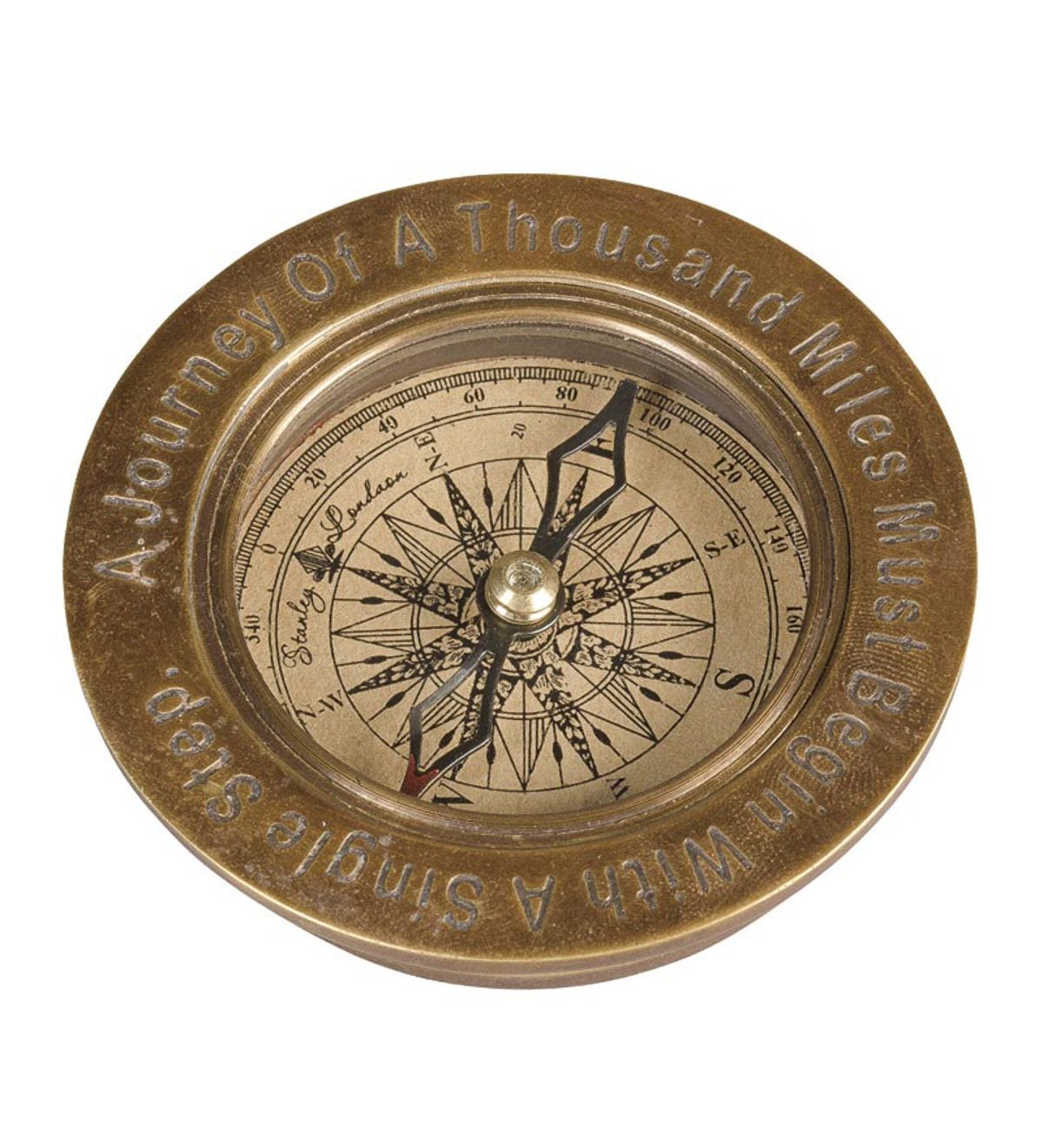 Antique Compass Reproduction, Vintage Compass, Brass Compass
