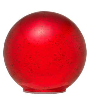 Glass Ball Lights, Set of 3 - Red