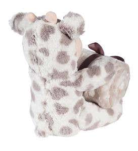 Plush Giraffe Stuffed Animal with Blanket Gift Set