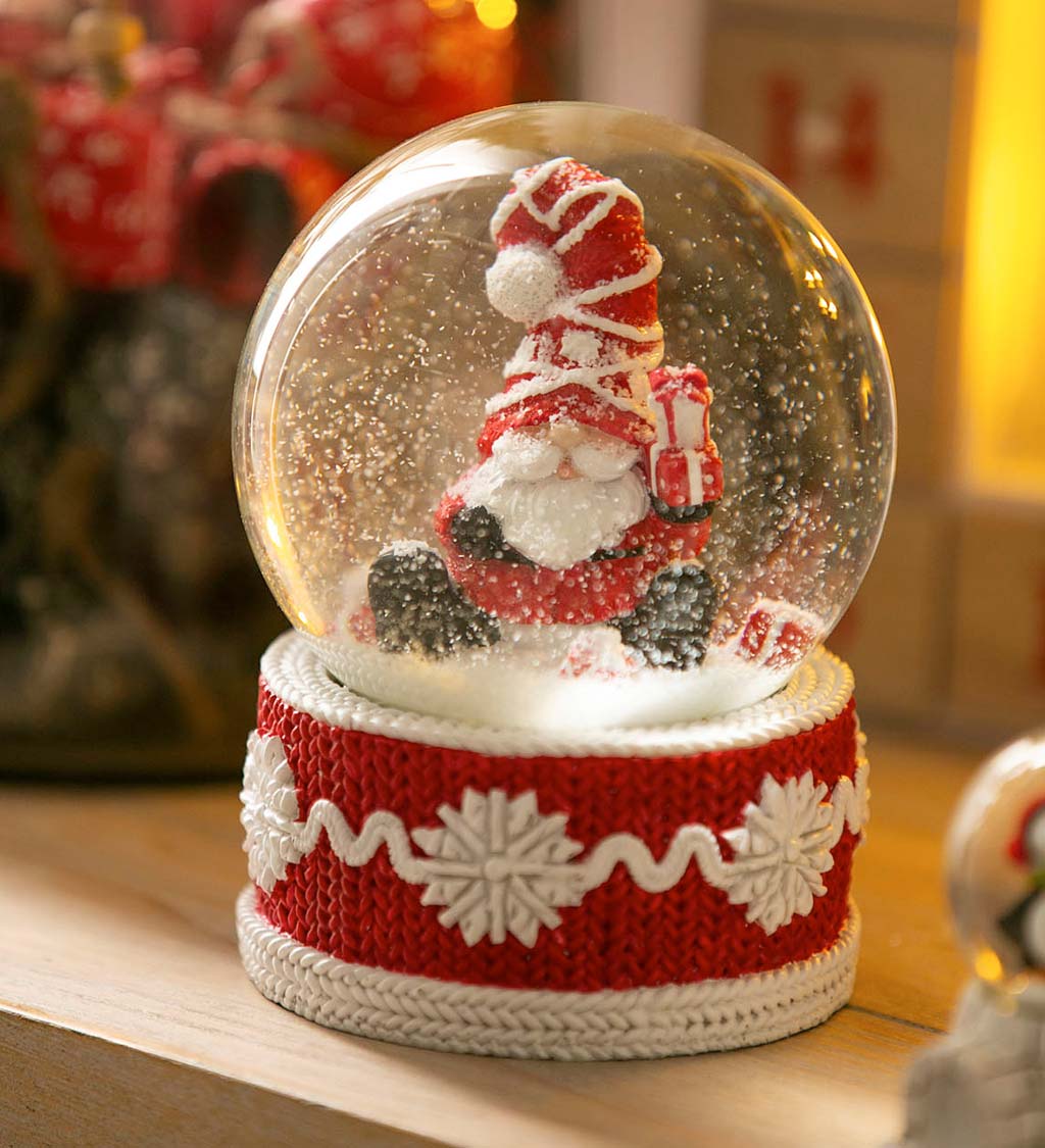 Premium Vector | Snow globe with christmas scene christmas gifts and winter  holydays concept 3d rendering