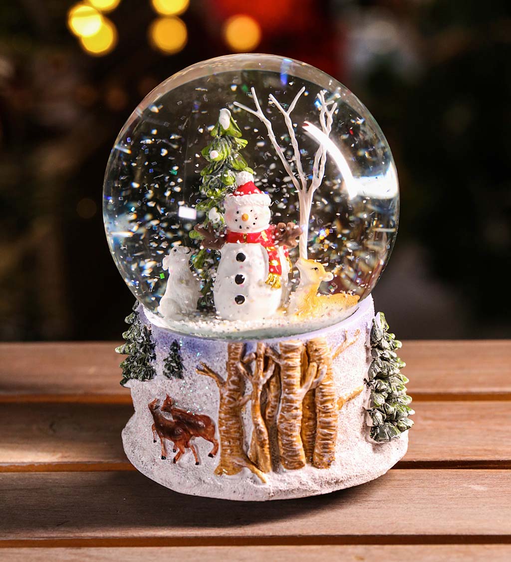 Musical Snowman Snow Globe | Wind and Weather