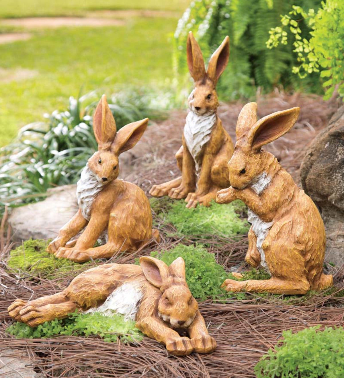 Rabbit Garden Sculpture