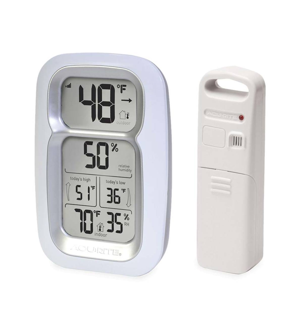 Wireless Remote Sensor with Indoor Outdoor Temperature and