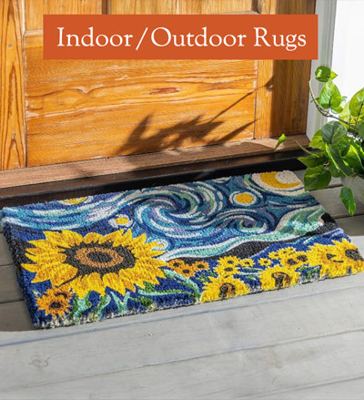 Image of Sunflower Doormat. Arbors & Trellises