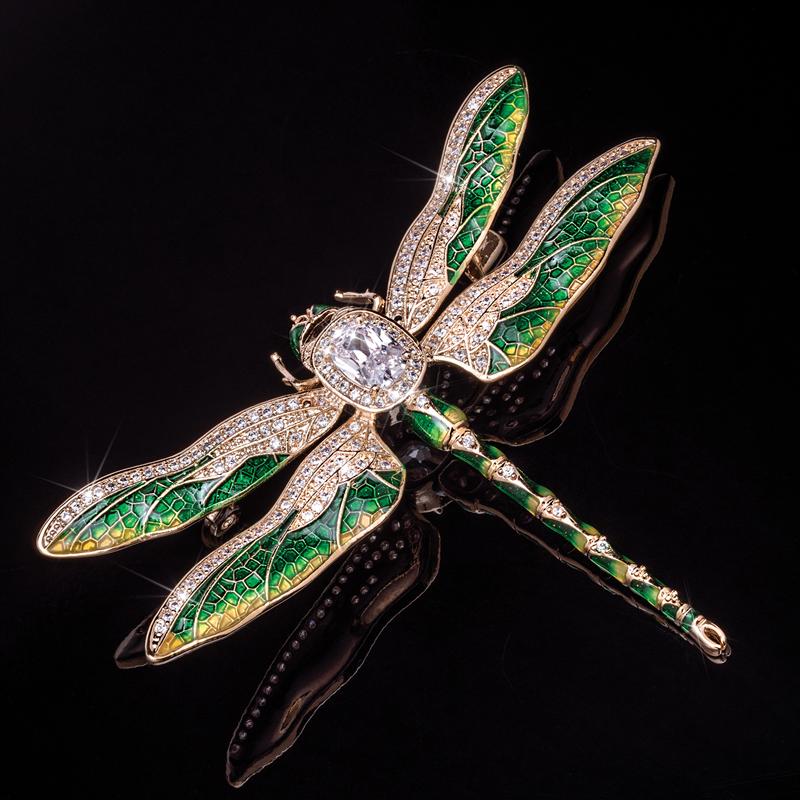 Dragonfly Treasure Brooch