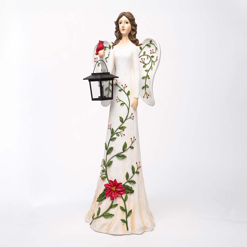 Angel Garden Statue with Solar Lantern
