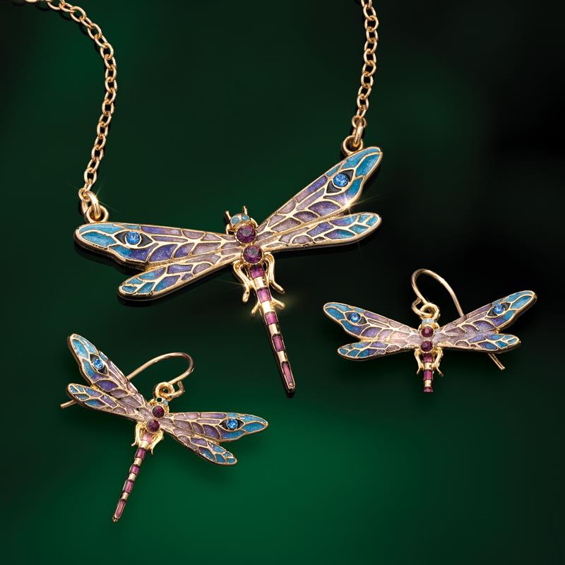 Dragonfly Nouvelle Necklace & Earring Set