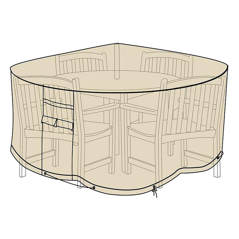 Large Round Table and Chairs Furniture Cover