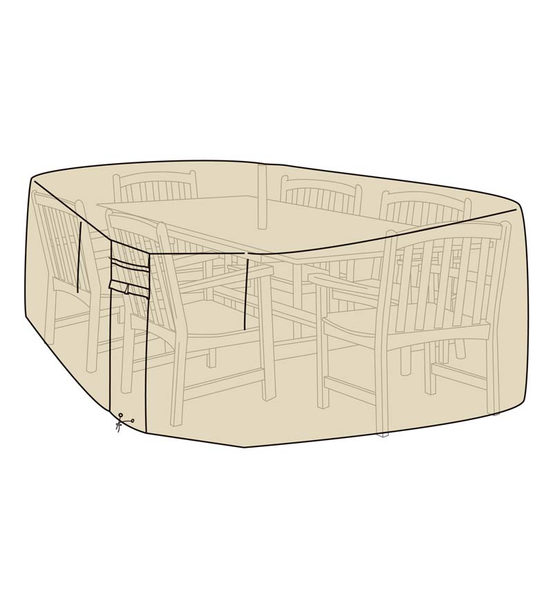 XL Rectangular Table and Chairs Furniture Cover