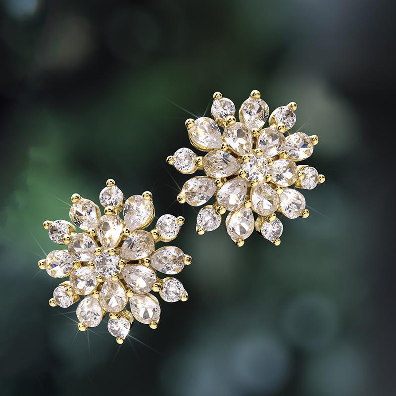 Women's Silent Night Snowflake Earrings