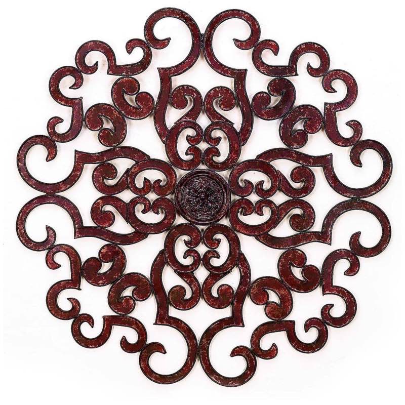 Large Metal Wall Medallion