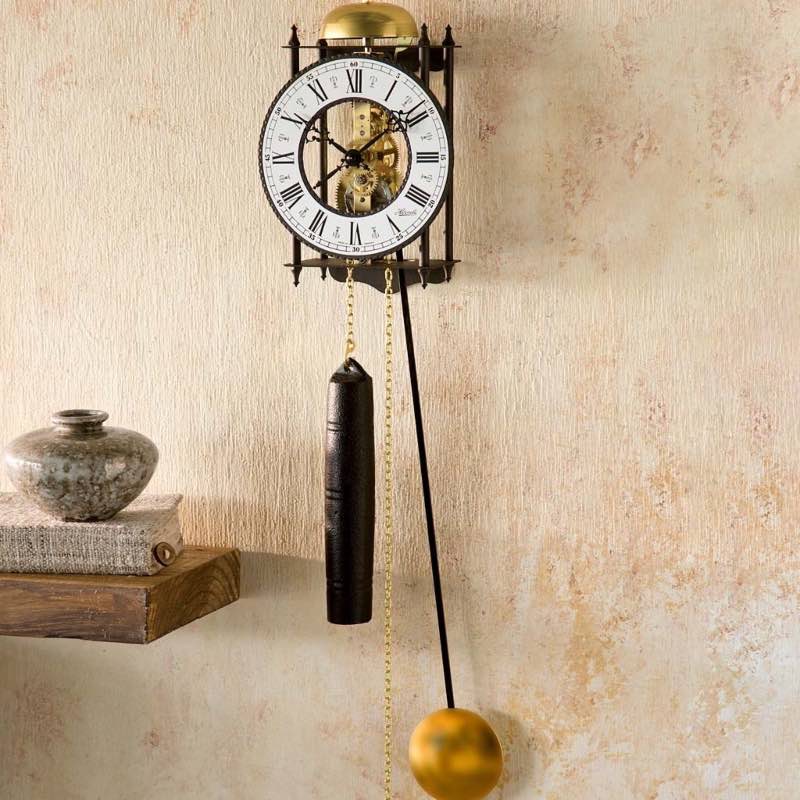 Hermle Iron Skeleton Wall Clock