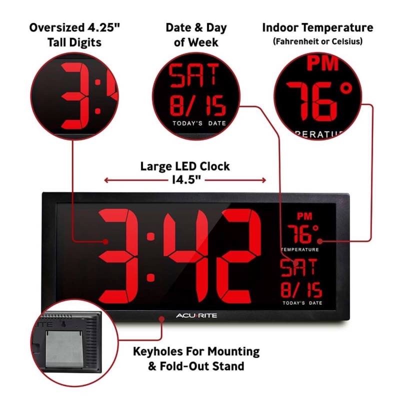 Acurite&trade; Large Digital Clock