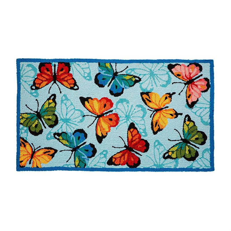 Colorful Flutter Rug