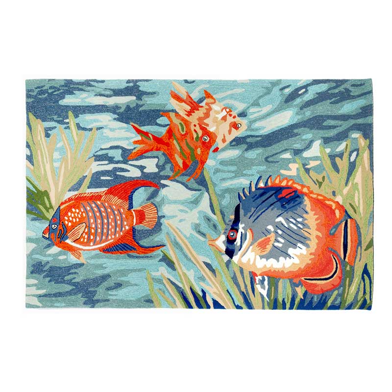 Tropical Fish Indoor/Outdoor Rug, 24