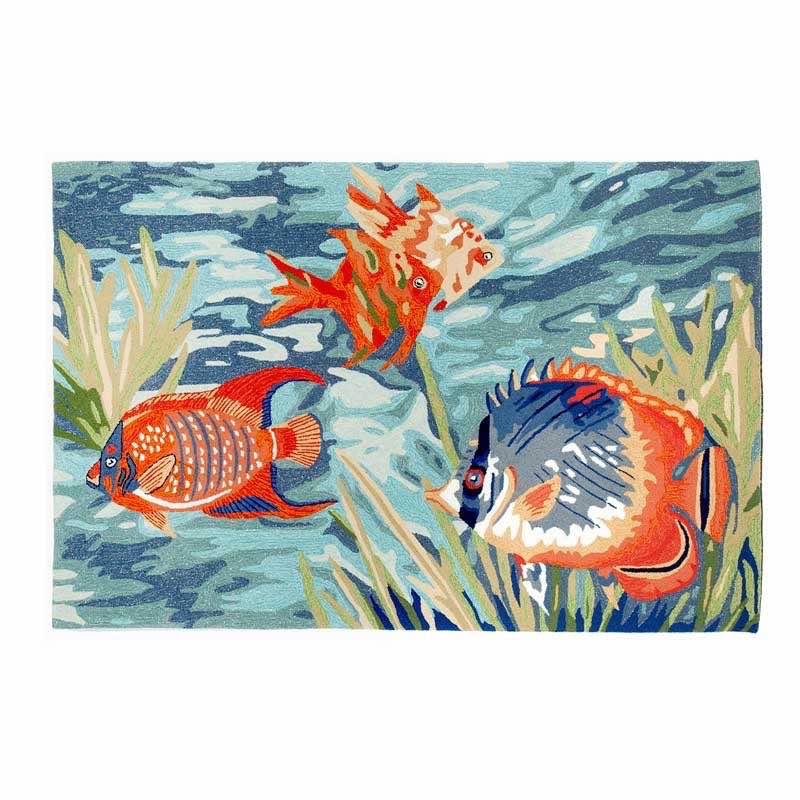 Tropical Fish Indoor/Outdoor Rug, 42
