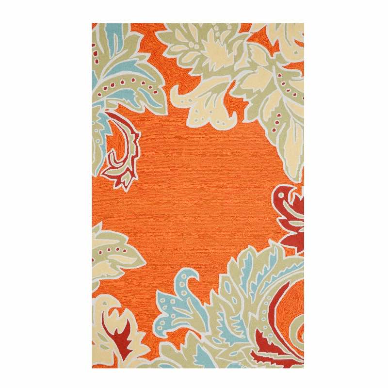 Orange Runner with Ornamental Leaf Border, 24