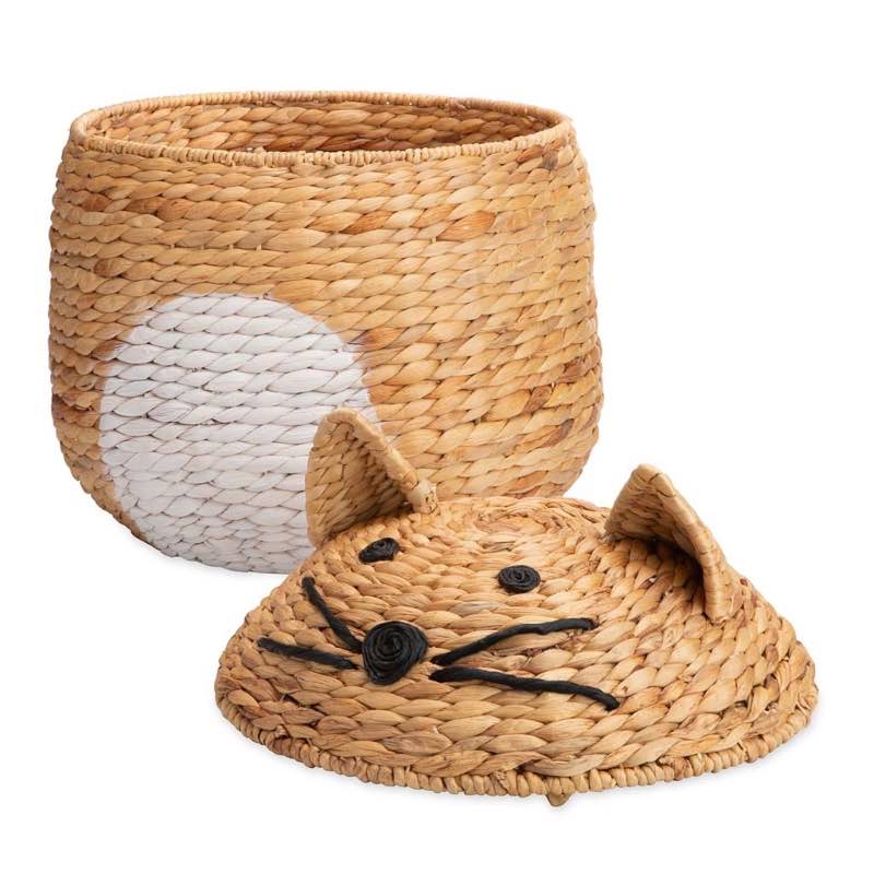 Woven Cat Storage Basket