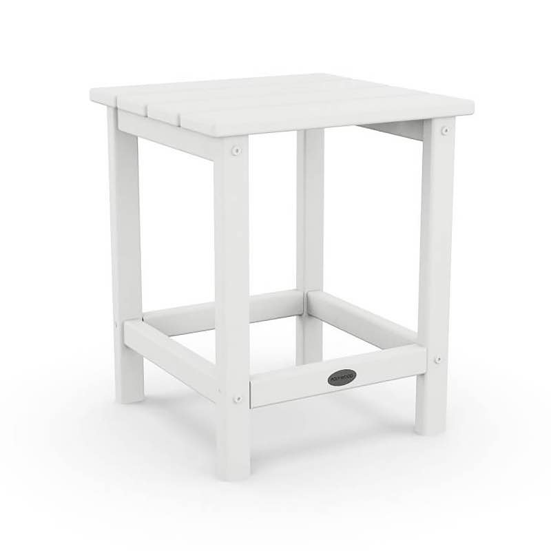 Polywood Adirondack Side Table - White