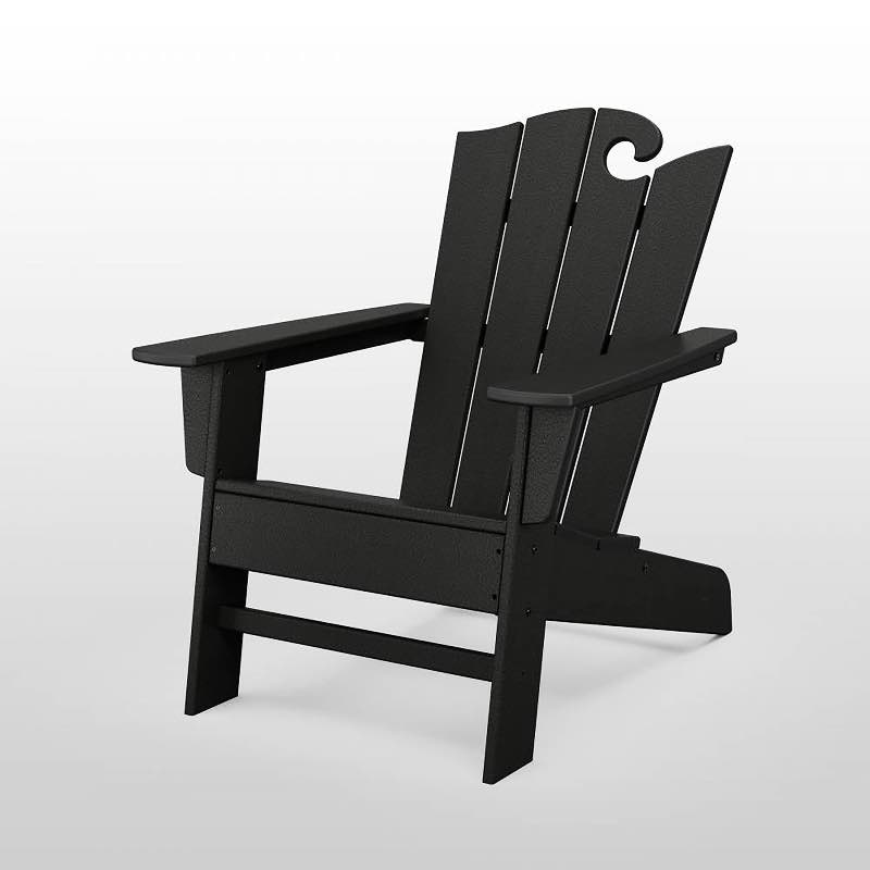 Polywood Adirondack Chair - Black