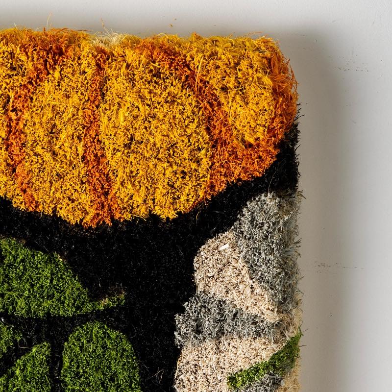 Colorful Pumpkins Coir Doormat