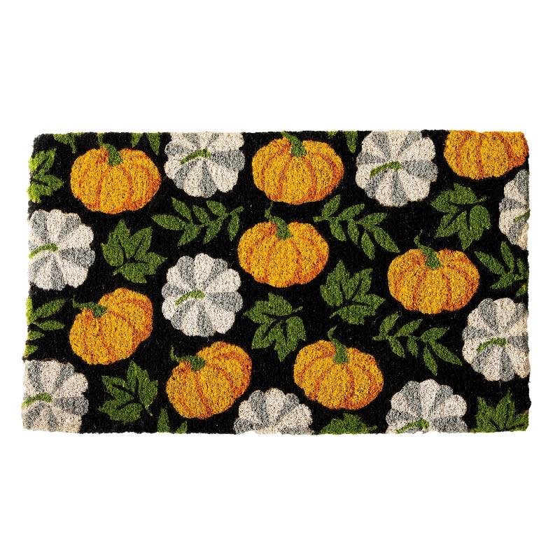 Colorful Pumpkins Coir Doormat