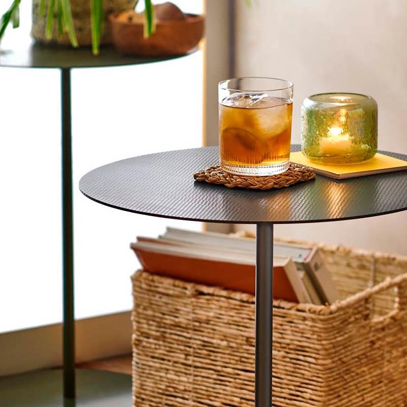 Pop of Color Miami Side Table - Black