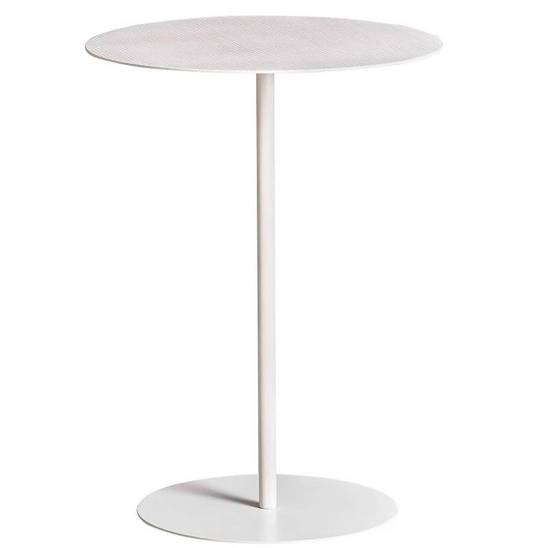 Pop of Color Miami Side Table - White