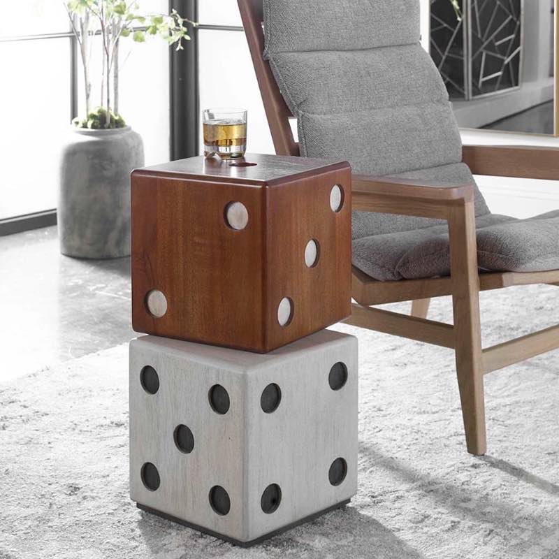 Giant Dice Accent Table