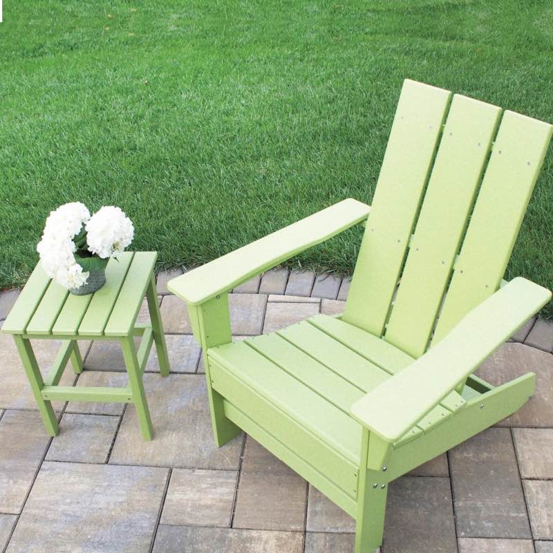 Outdoor Relaxation Adirondack Chair Set - Aruba