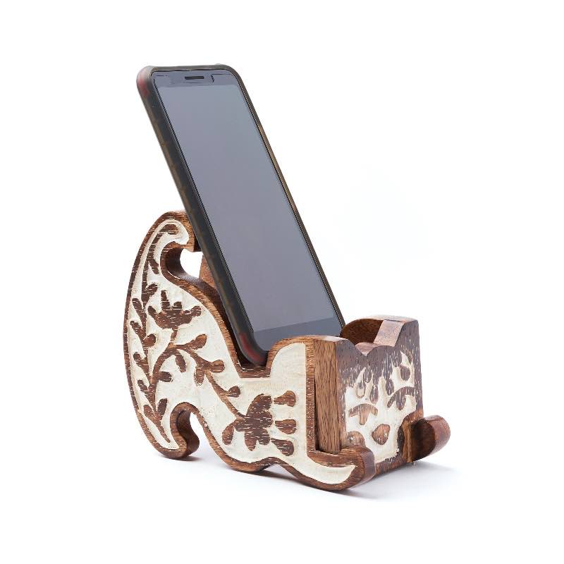 Handcrafted Cat Mobile Phone Holder