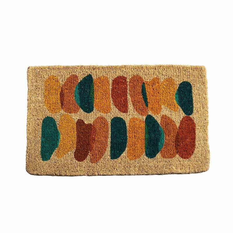 Painter's Palette Coir Doormat