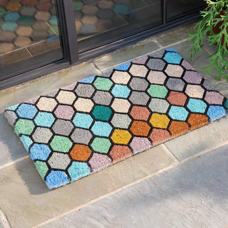 Stained Glass Coir Doormat