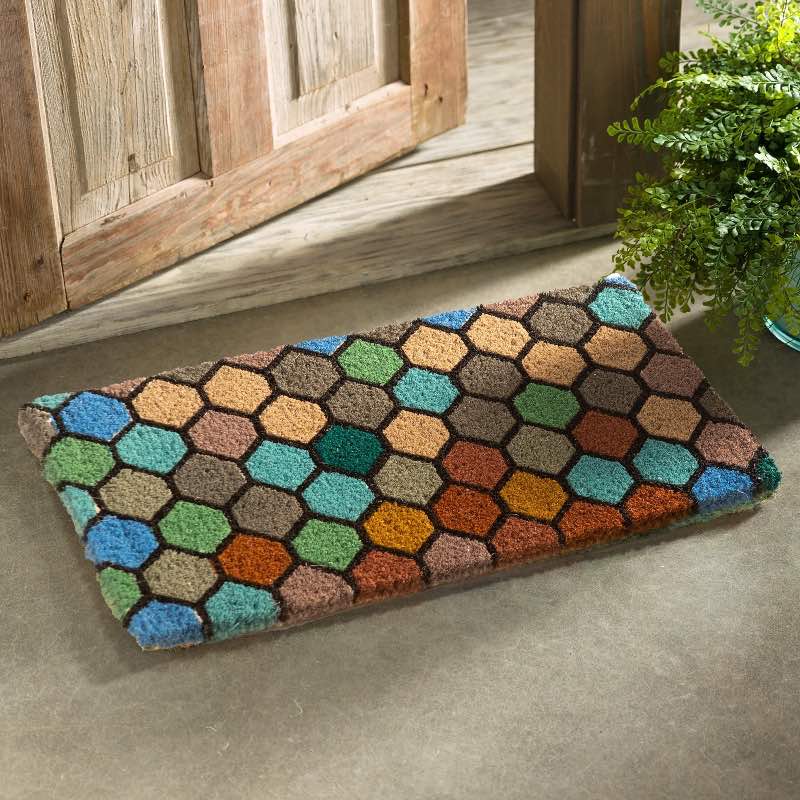 Stained Glass Coir Doormat