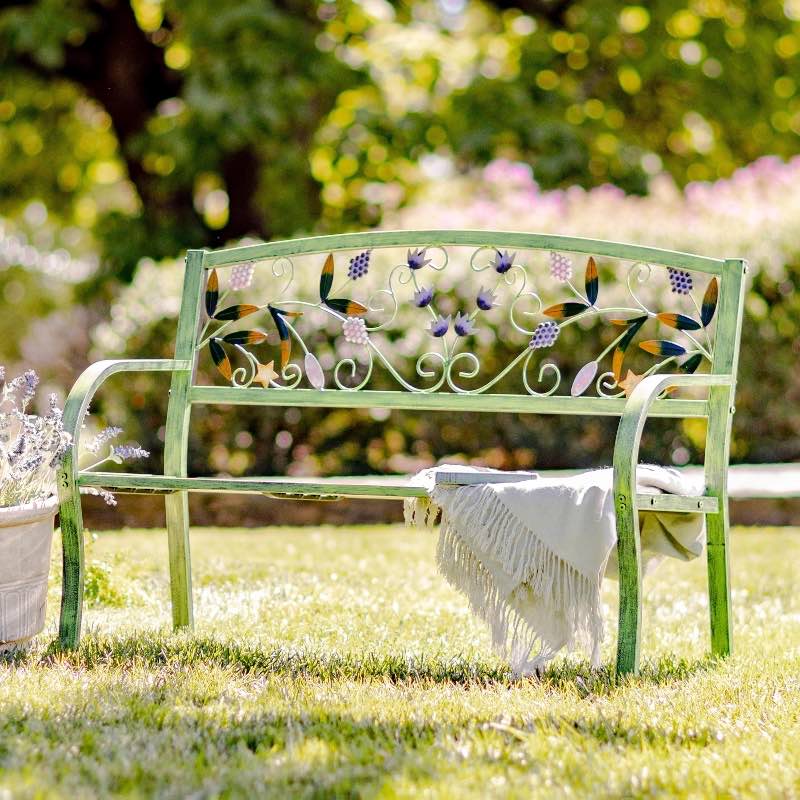 Spring Blooms Bench