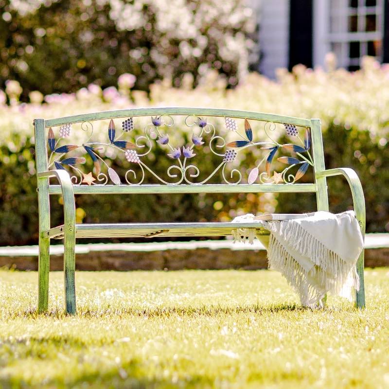 Spring Blooms Bench