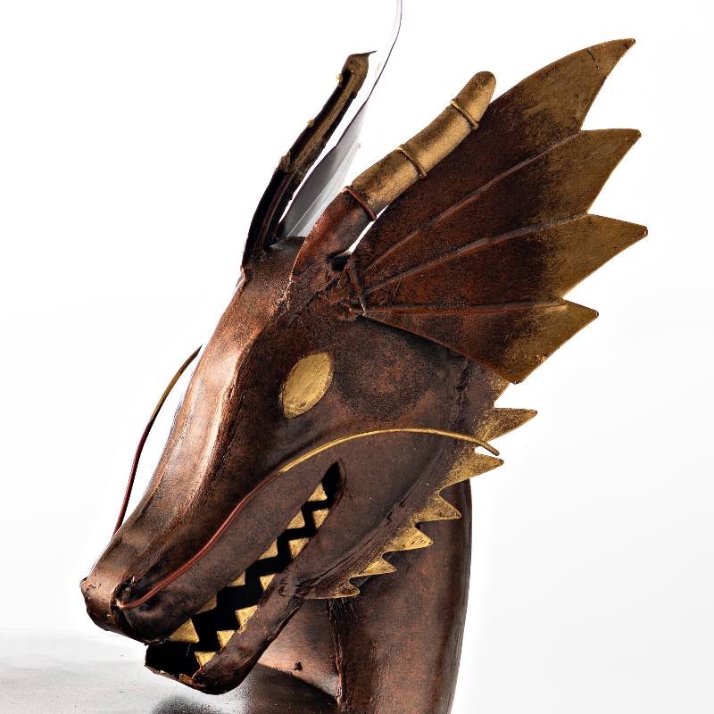 Metal Dragon Side Table