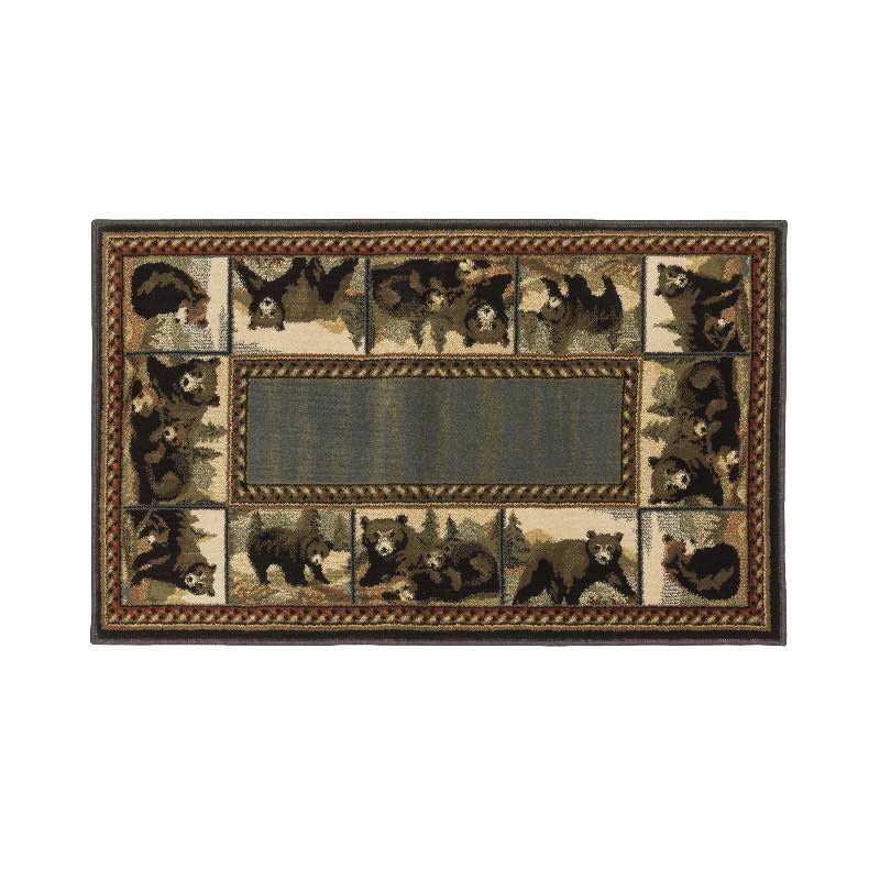 Vista Bear Posing Rug, 30