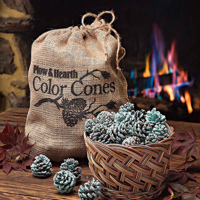 Color-Changing Fireplace Color Cones, 5 lb. Bag