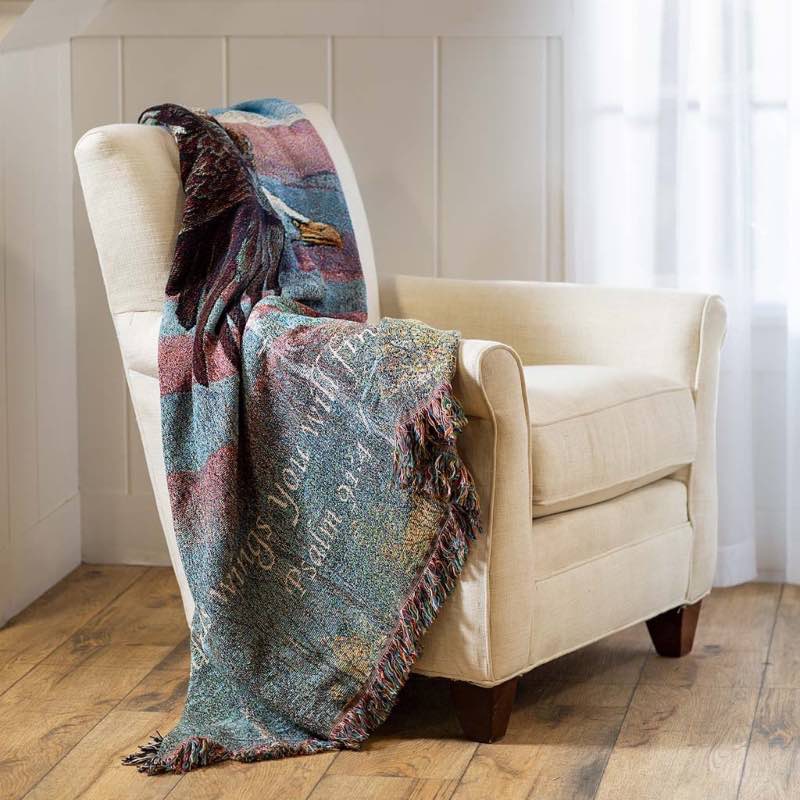 American Eagle Tapestry Throw