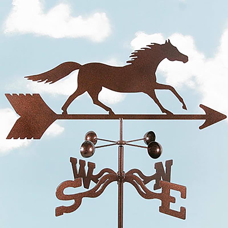 Running Horse Garden Vane - Garden Stake