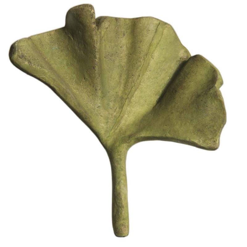 Stone Ginkgo Leaf Garden Sculpture