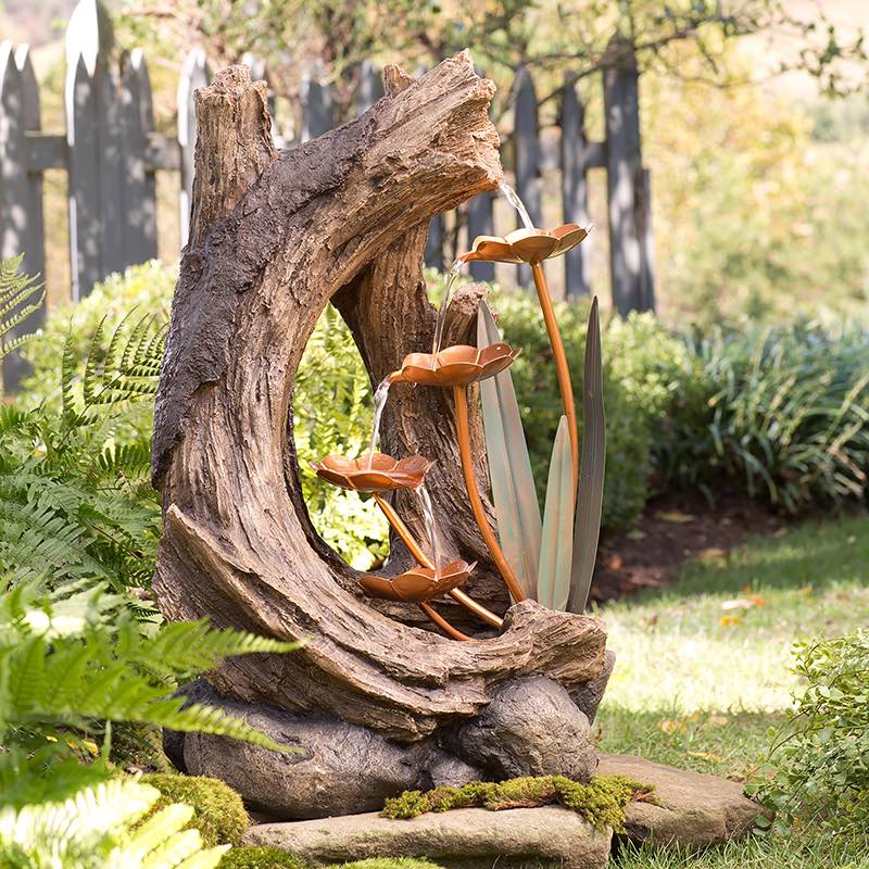 Mother and Baby Owl Garden Statue